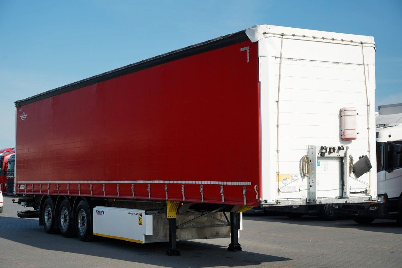 Schmitz Cargobull FIRANKA / STANDARD / 2x OŚ PODNOSZONA / WINDA / - Semi-remorque rideaux coulissants: photos 1 Schmitz Cargobull FIRANKA / STANDARD / 2x OŚ PODNOSZONA / WINDA / - Semi-remorque rideaux coulissants: photos 1