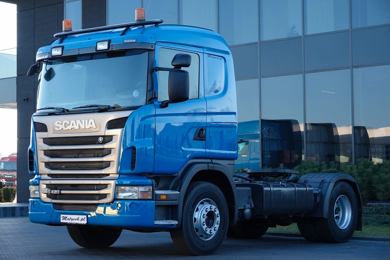 Scania G 420 / RETARDER / HYDRAULIKA / NISKA KABINA / Scania G 420 / RETARDER / HYDRAULIKA / NISKA KABINA / E - Tracteur routier: photos 2 Scania G 420 / RETARDER / HYDRAULIKA / NISKA KABINA / Scania G 420 / RETARDER / HYDRAULIKA / NISKA KABINA / E - Tracteur routier: photos 2