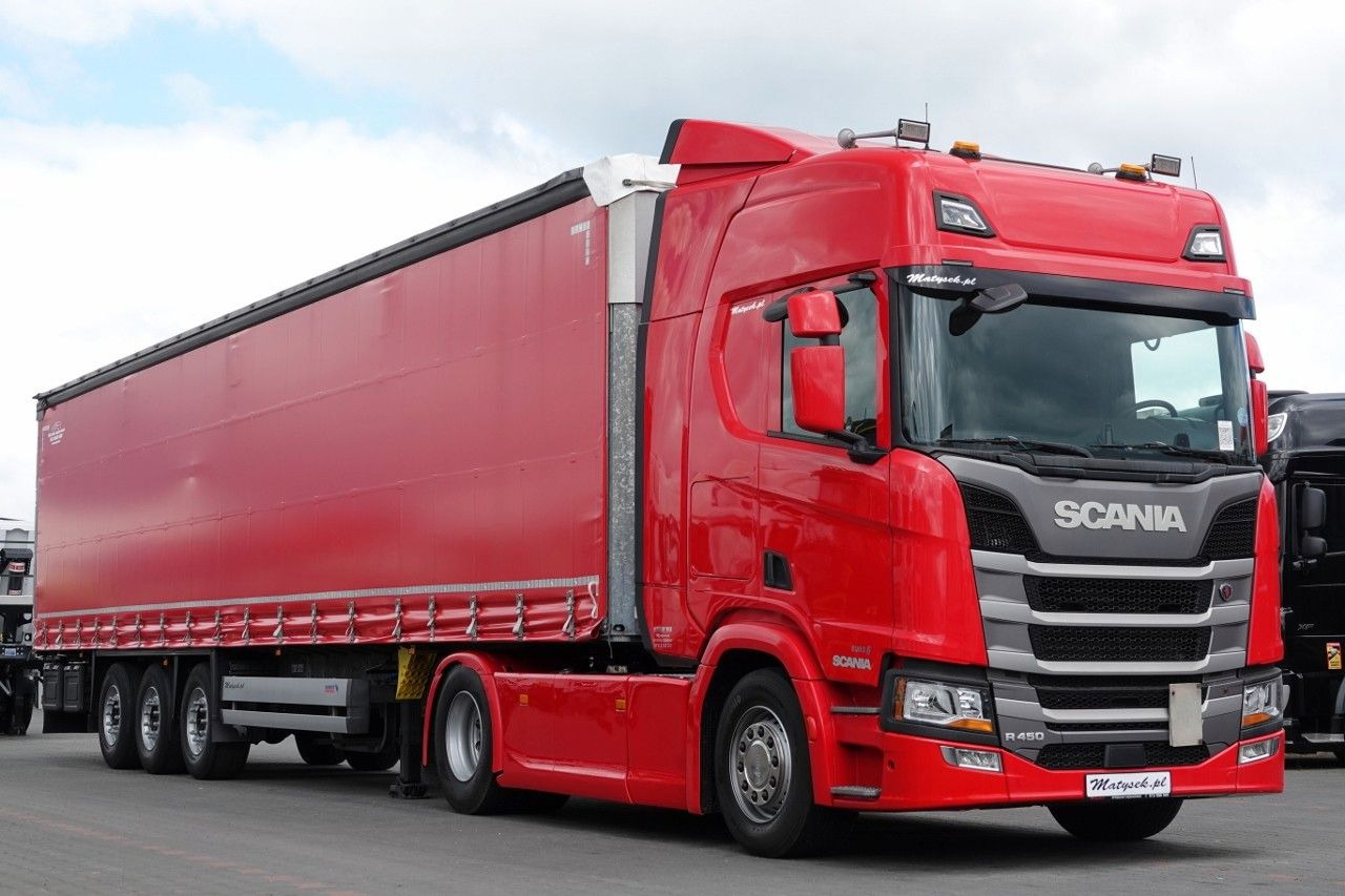 Scania R 450 / OPONY 100% / 2021 ROK / ZESTAW / FIRANKA - Tracteur routier: photos 4 Scania R 450 / OPONY 100% / 2021 ROK / ZESTAW / FIRANKA - Tracteur routier: photos 4