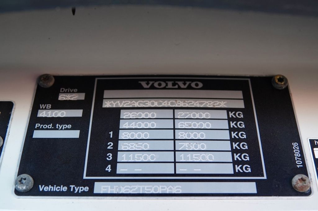 Tracteur routier Volvo FH 500 / 6x2 / RETARDER / PEŁNY ADR / PUSHER / O: photos 18