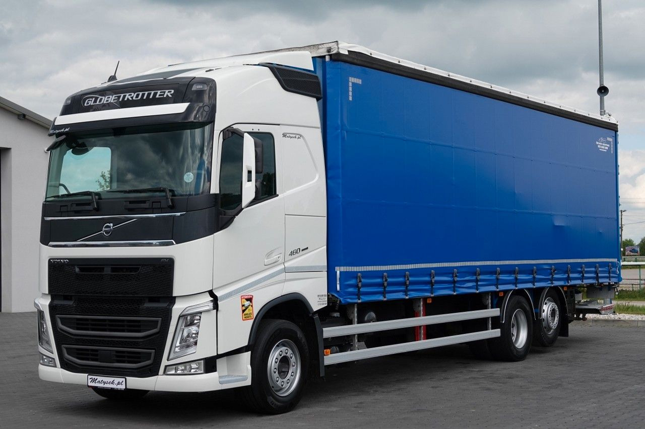 Volvo FH 460 / 6X2 / SOLÓWKA / FIRANKA 9.45 M / I-PARK - Camion à rideaux coulissants: photos 1 Volvo FH 460 / 6X2 / SOLÓWKA / FIRANKA 9.45 M / I-PARK - Camion à rideaux coulissants: photos 1