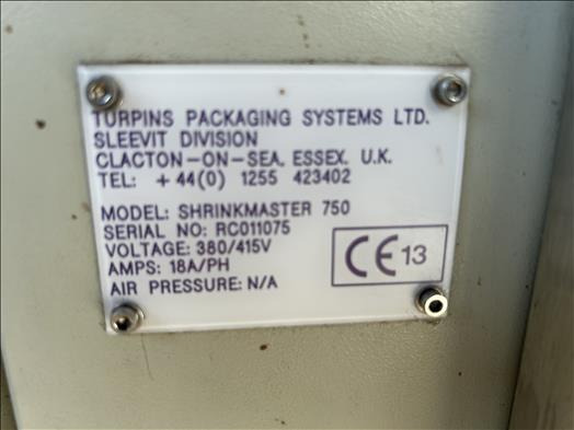 Machine d'emballage et de conditionnement Sleevit Shrinkmaster750 Shrink tunnel: photos 8 Machine d'emballage et de conditionnement Sleevit Shrinkmaster750 Shrink tunnel: photos 8