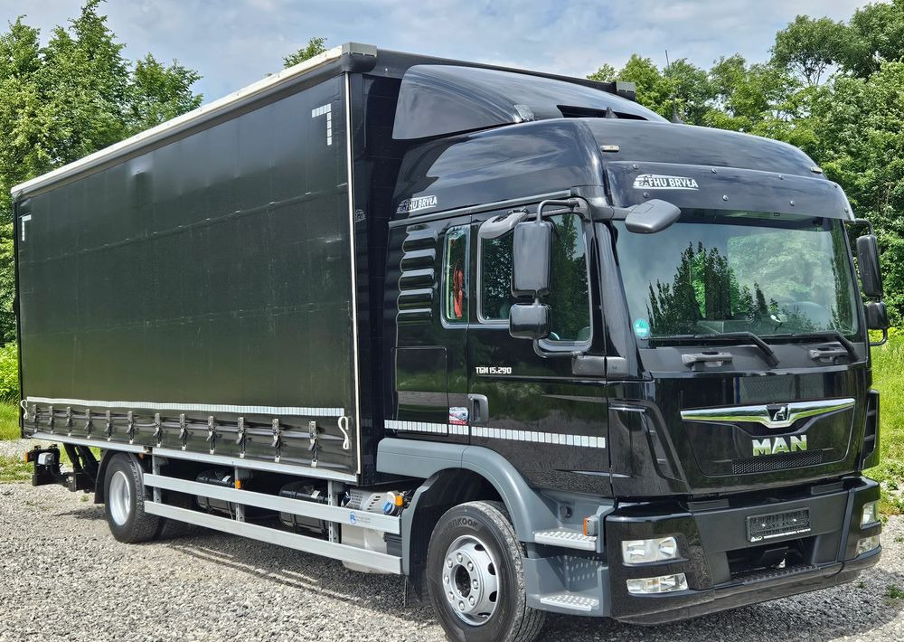MAN TGM 15.290 / FIRANKA / 2019R / SPROWADZONY/ 7500 ŁADOWNOŚĆ / 18 PALET / E6 / JAK NOWY / WINDA / - Camion à rideaux coulissants: photos 2 MAN TGM 15.290 / FIRANKA / 2019R / SPROWADZONY/ 7500 ŁADOWNOŚĆ / 18 PALET / E6 / JAK NOWY / WINDA / - Camion à rideaux coulissants: photos 2