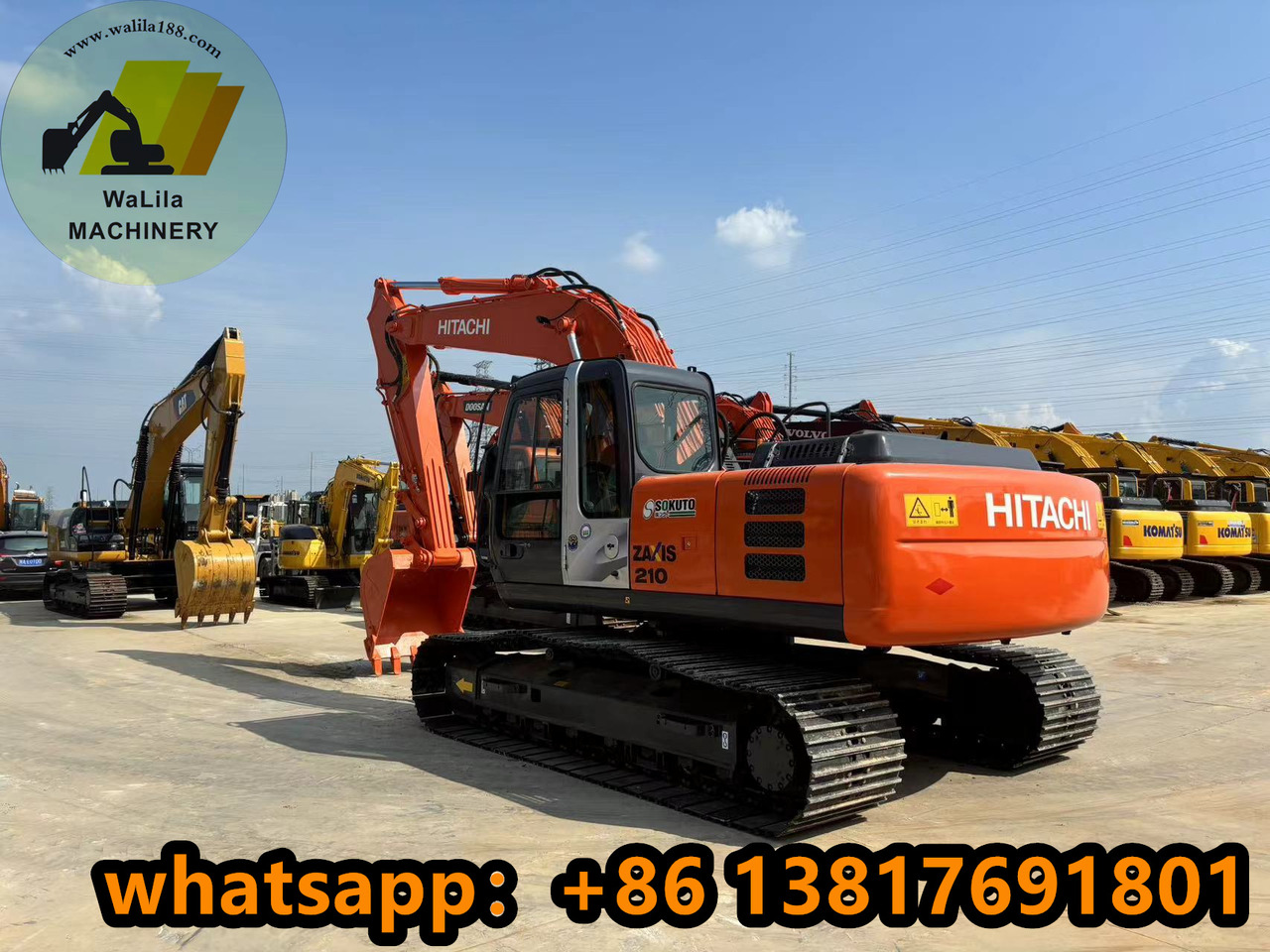 Pelle sur chenille HITACHI ZX210: photos 10
