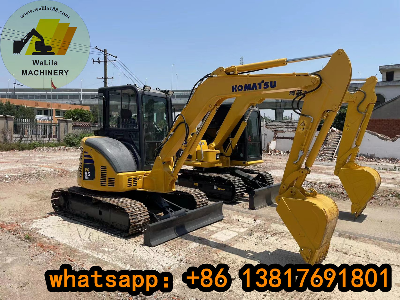 KOMATSU PC 55 MR-3 - Mini pelle: photos 4 KOMATSU PC 55 MR-3 - Mini pelle: photos 4