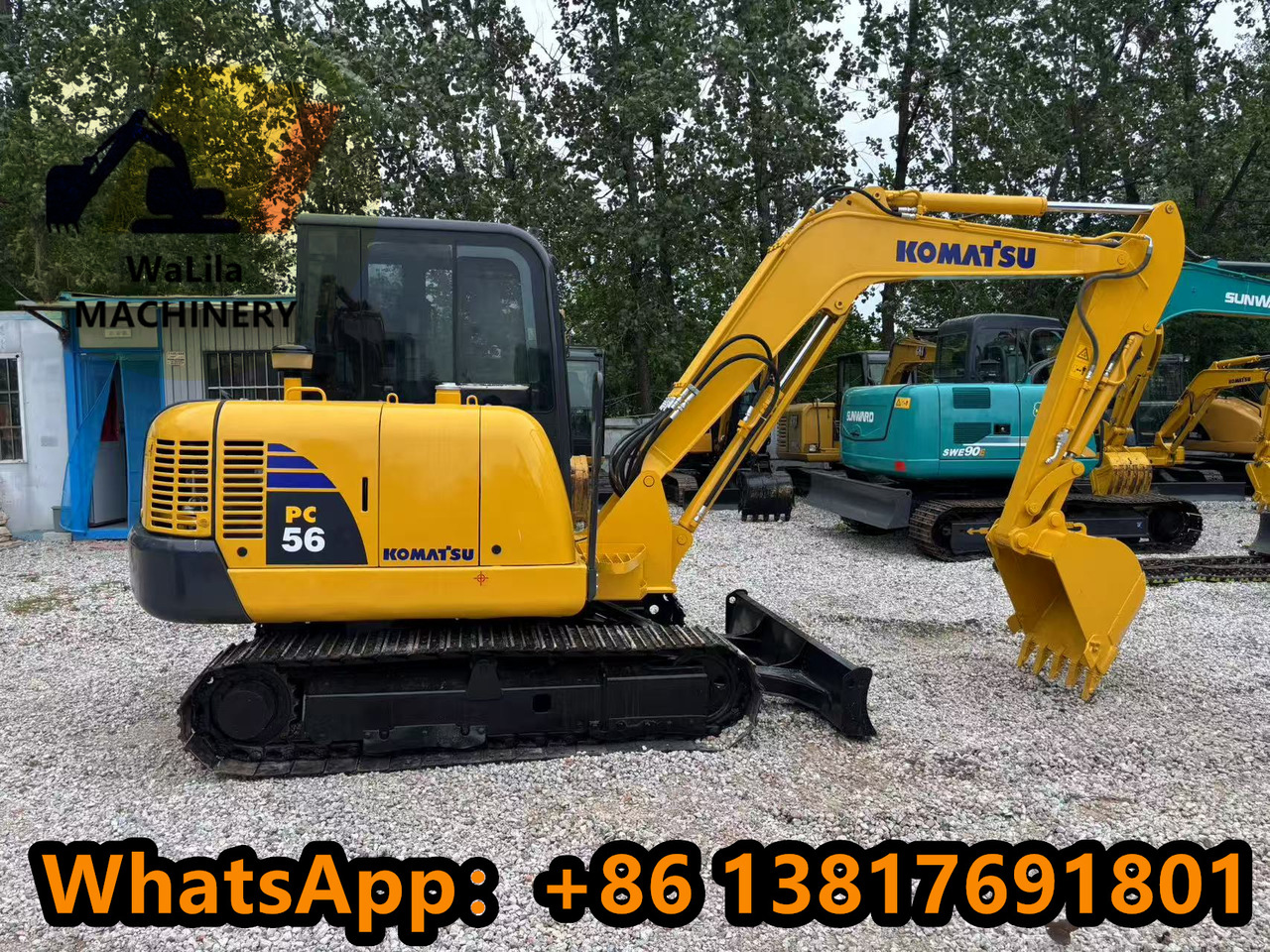 KOMATSU PC56 - Mini pelle: photos 1 KOMATSU PC56 - Mini pelle: photos 1