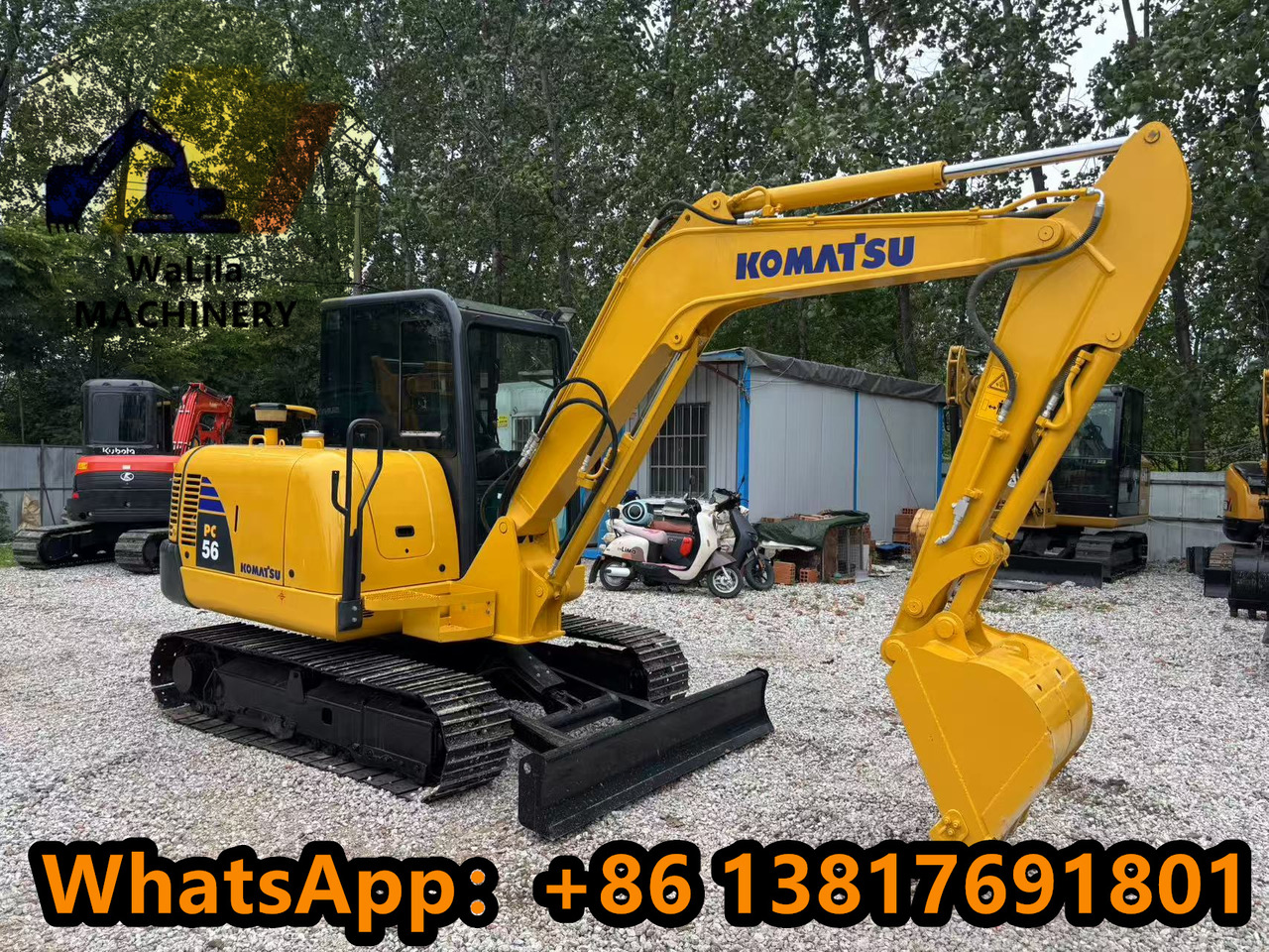 KOMATSU PC56 - Mini pelle: photos 2 KOMATSU PC56 - Mini pelle: photos 2