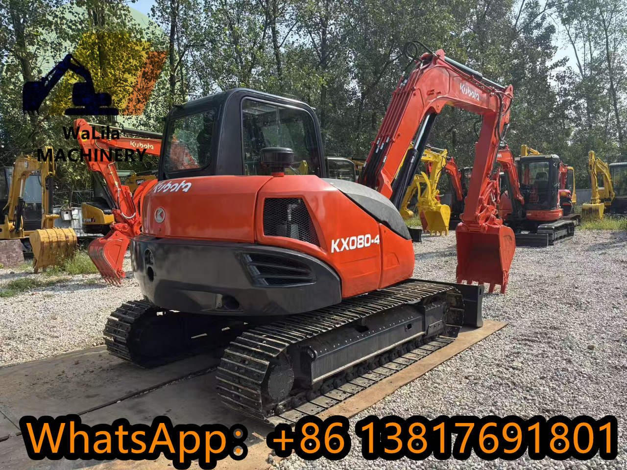 KUBOTA KX080 - Mini pelle: photos 4 KUBOTA KX080 - Mini pelle: photos 4
