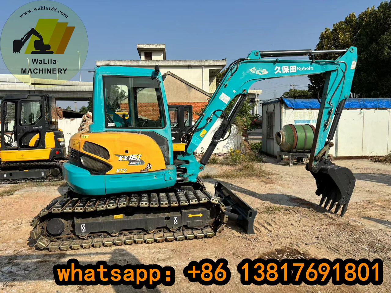 Kubota KX 161 KX161 KX155 KX163 - Mini pelle: photos 1 Kubota KX 161 KX161 KX155 KX163 - Mini pelle: photos 1