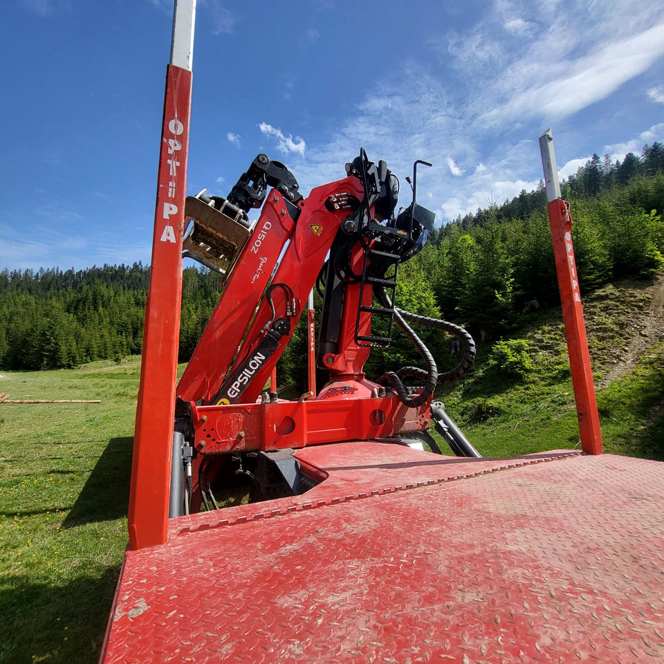 Camion grumier, Camion grue pour transport de bois VOLVO FMX 500: photos 12