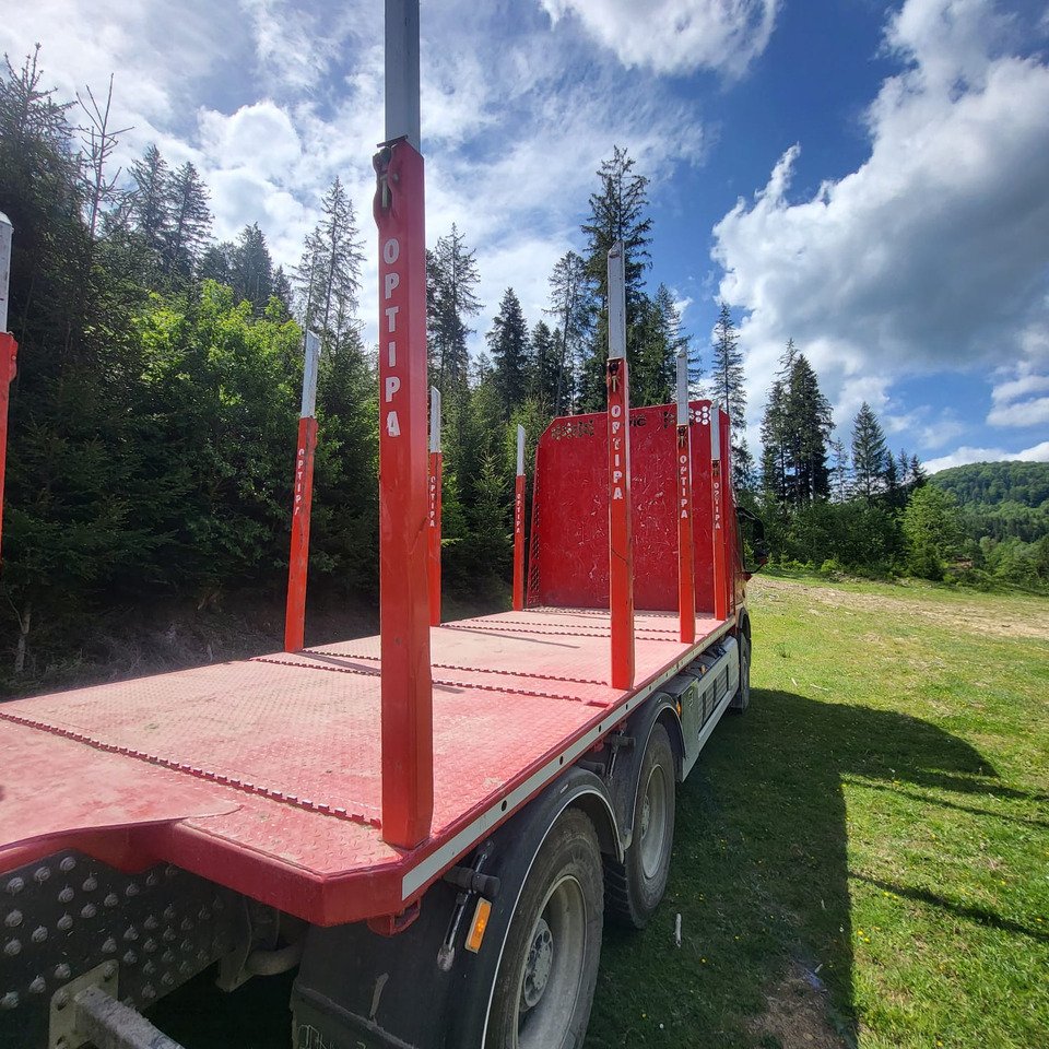 Camion grumier, Camion grue pour transport de bois VOLVO FMX 500: photos 13