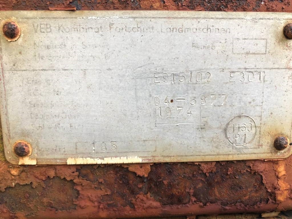 Fortschritt For Parts E 301 - Broyeur/ Épareuse: photos 4 Fortschritt For Parts E 301 - Broyeur/ Épareuse: photos 4