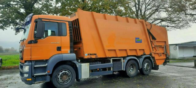 MAN 26.320 Müllwagen Faun Variopress - Benne à ordures ménagères: photos 3 MAN 26.320 Müllwagen Faun Variopress - Benne à ordures ménagères: photos 3
