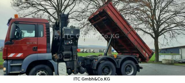 MAN 26.440TGS Kipper+Kran Meiller/Stahl - Camion benne, Camion grue: photos 5 MAN 26.440TGS Kipper+Kran Meiller/Stahl - Camion benne, Camion grue: photos 5