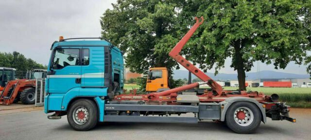 MAN TGS 18.440 Abroller mit Funk +Kran vor - Camion ampliroll, Camion grue: photos 4 MAN TGS 18.440 Abroller mit Funk +Kran vor - Camion ampliroll, Camion grue: photos 4