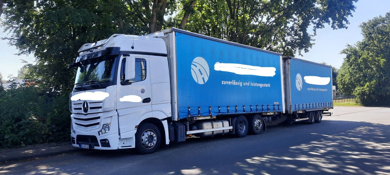 Mercedes-Benz 2642 Jumbozug Mit Hänger - Camion à rideaux coulissants: photos 4 Mercedes-Benz 2642 Jumbozug Mit Hänger - Camion à rideaux coulissants: photos 4