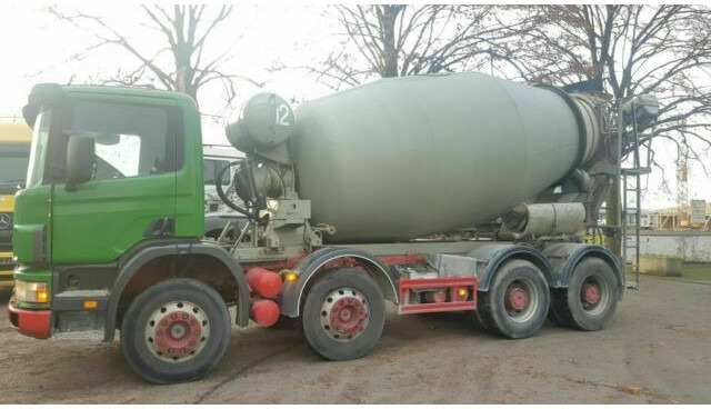 Scania 124-380PS 8x4 9-Qubik Stetter Euro:4 ZF-Schalte - Camion malaxeur: photos 3 Scania 124-380PS 8x4 9-Qubik Stetter Euro:4 ZF-Schalte - Camion malaxeur: photos 3