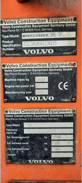 Volvo L50 G-IP Radlader - crédit-bail Volvo L50 G-IP Radlader: photos 9