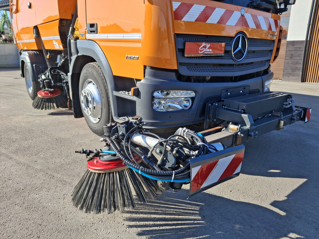Balayeuse de voirie MERCEDES-BENZ Atego 1523 Zamiatarka Kehrmaschine BUCHER CityFant 6000 Euro 6 PM10 L/R Rura Do Liści: photos 32