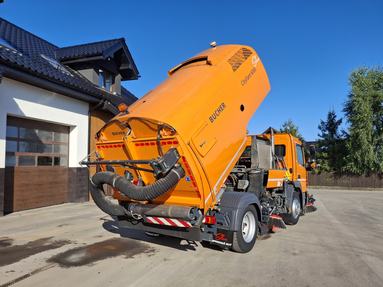 Balayeuse de voirie MERCEDES-BENZ Atego 1523 Zamiatarka Kehrmaschine BUCHER CityFant 6000 Euro 6 PM10 L/R Rura Do Liści: photos 21