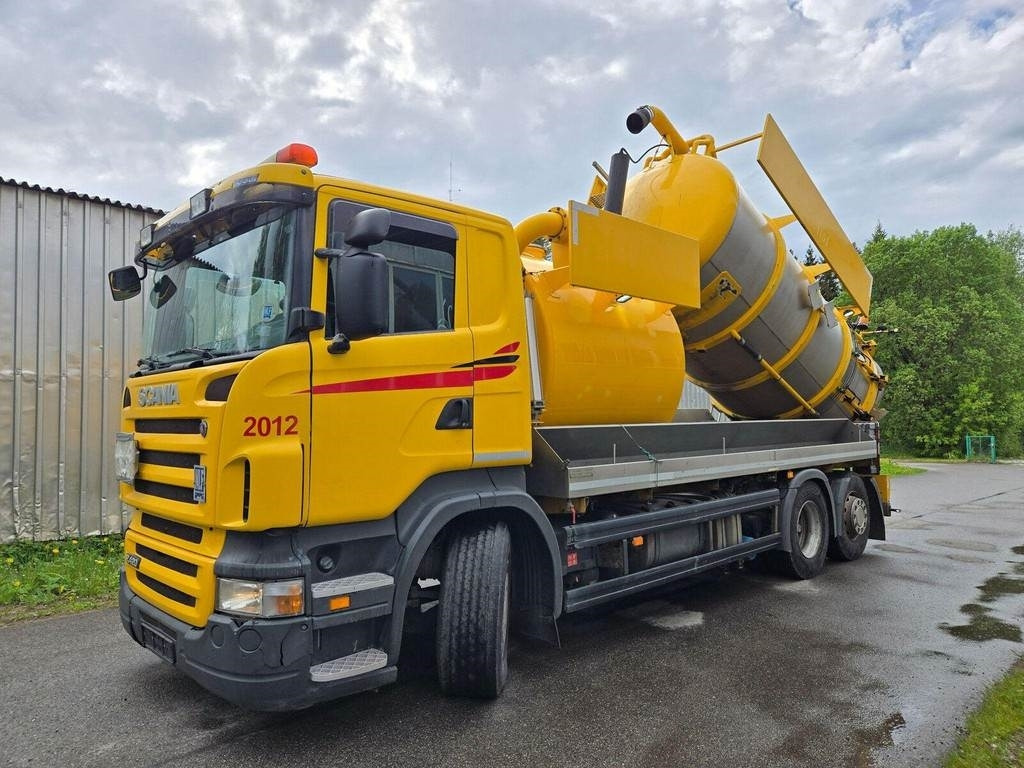 Scania R420 6X2 ADR AMPHITECH VORTEX 13m³ - Camion hydrocureur: photos 1 Scania R420 6X2 ADR AMPHITECH VORTEX 13m³ - Camion hydrocureur: photos 1