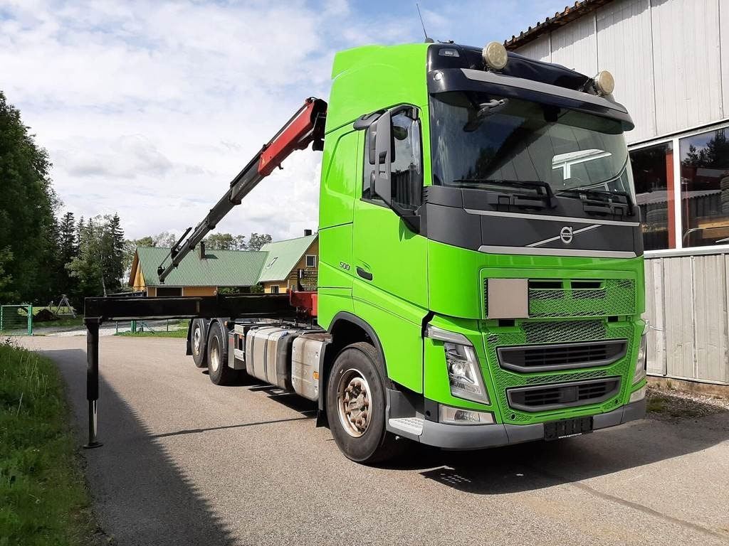 Volvo FH500 6X2 PALIFT + HMF 2120 K5 - Camion ampliroll: photos 2 Volvo FH500 6X2 PALIFT + HMF 2120 K5 - Camion ampliroll: photos 2
