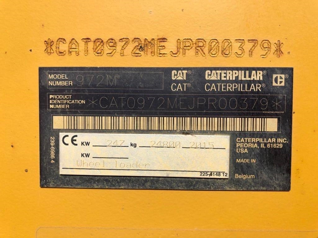 CAT 972 M - Chargeuse sur pneus: photos 1 CAT 972 M - Chargeuse sur pneus: photos 1