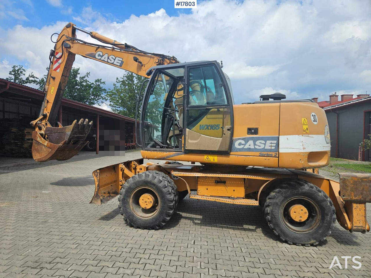 2008 Case WX 165 - Pelle sur pneus: photos 4 2008 Case WX 165 - Pelle sur pneus: photos 4