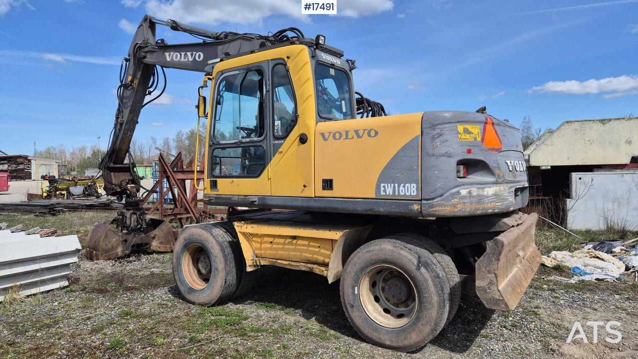 Wheeled excavator VOLVO EW 160B (2003) - Pelle sur pneus: photos 5 Wheeled excavator VOLVO EW 160B (2003) - Pelle sur pneus: photos 5
