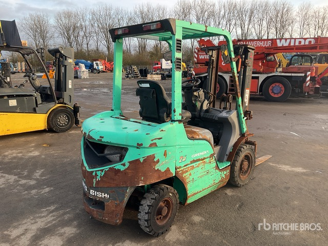 2017 Mitsubishi FD25NT 2500 kg (Inoperable) Forklift - Chariot élévateur diesel: photos 4 2017 Mitsubishi FD25NT 2500 kg (Inoperable) Forklift - Chariot élévateur diesel: photos 4