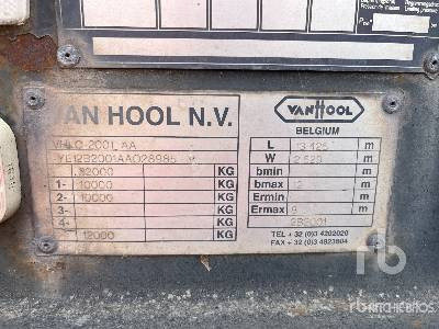 VAN HOOL 2B2001 T/A - Semi-remorque rideaux coulissants: photos 5 VAN HOOL 2B2001 T/A - Semi-remorque rideaux coulissants: photos 5