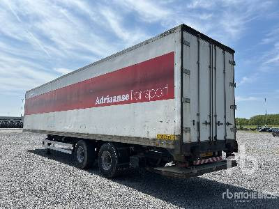 VAN HOOL 2B2001 T/A box - Semi-remorque rideaux coulissants: photos 2 VAN HOOL 2B2001 T/A box - Semi-remorque rideaux coulissants: photos 2