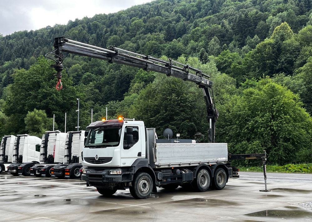 Renault Kerax 380 EEV // Skrzynia Burtowa // HIAB XS166 Hipro + Radio // Zwolnice //  // - Camion plateau, Camion grue: photos 2 Renault Kerax 380 EEV // Skrzynia Burtowa // HIAB XS166 Hipro + Radio // Zwolnice //  // - Camion plateau, Camion grue: photos 2