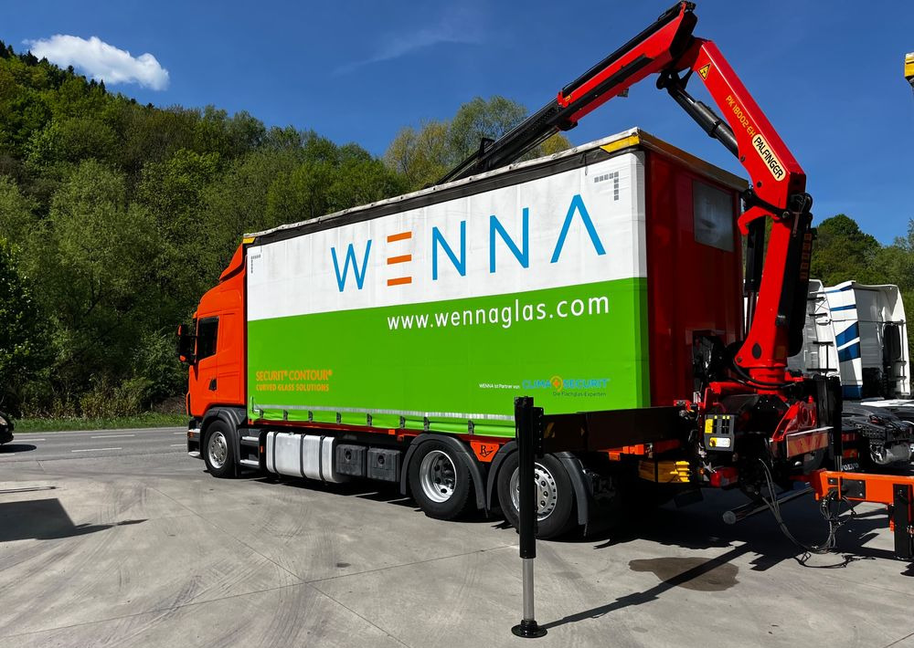 Scania G420 // Tandem // HDS Palfinger 18002 EH // Przyczepa // Oś skrętna podnoszona // Video !!! - Camion à rideaux coulissants, Camion grue: photos 5 Scania G420 // Tandem // HDS Palfinger 18002 EH // Przyczepa // Oś skrętna podnoszona // Video !!! - Camion à rideaux coulissants, Camion grue: photos 5
