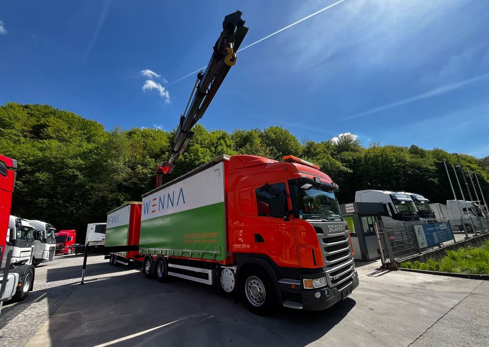 Scania G420 // Tandem // HDS Palfinger 18002 EH // Przyczepa // Oś skrętna podnoszona // Video !!! - Camion à rideaux coulissants, Camion grue: photos 2 Scania G420 // Tandem // HDS Palfinger 18002 EH // Przyczepa // Oś skrętna podnoszona // Video !!! - Camion à rideaux coulissants, Camion grue: photos 2