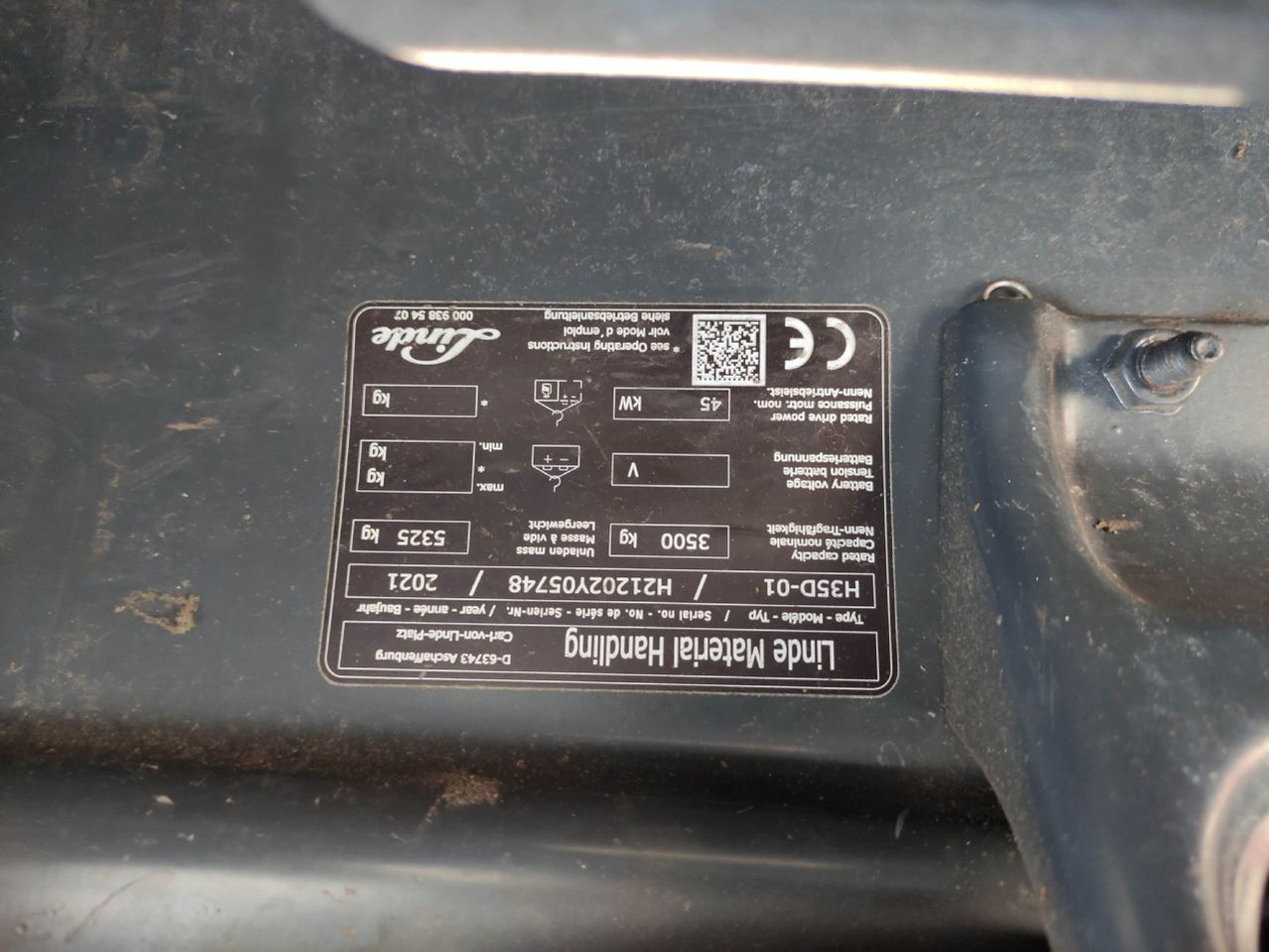 Linde H35D-01-1202 - crédit-bail Linde H35D-01-1202: photos 7