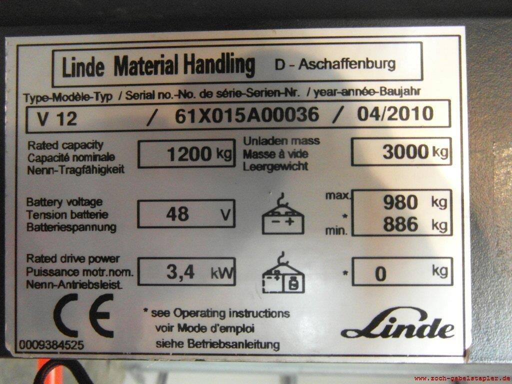 Préparateur de commandes Linde V12: photos 8