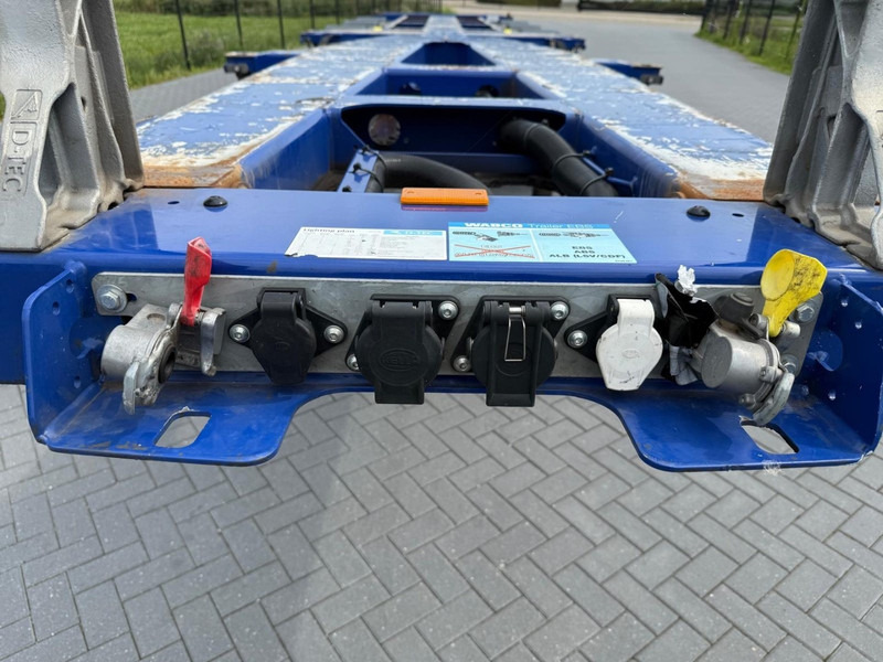 Semi-remorque porte-conteneur/ Caisse mobile D-Tec FLEXITRAILER GESCOPEERD, 20, 40 FT, MULTI UITSCHUIFBAAR, 1 LIFTAS.: photos 10