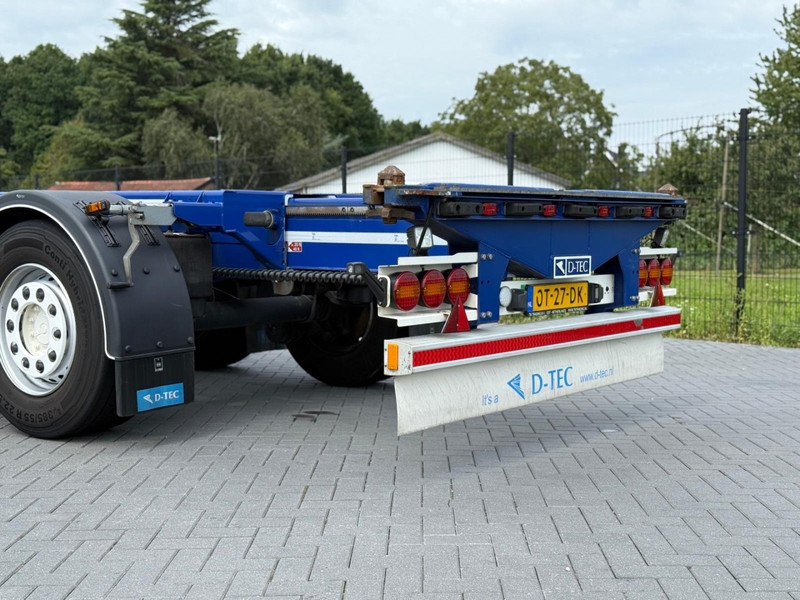 Semi-remorque porte-conteneur/ Caisse mobile D-Tec FLEXITRAILER GESCOPEERD, 20, 40 FT, MULTI UITSCHUIFBAAR, 1 LIFTAS.: photos 6