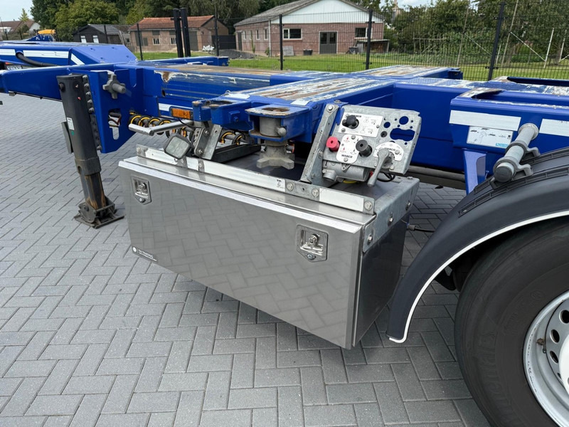 Semi-remorque porte-conteneur/ Caisse mobile D-Tec FLEXITRAILER GESCOPEERD, 20, 40 FT, MULTI UITSCHUIFBAAR, 1 LIFTAS.: photos 16