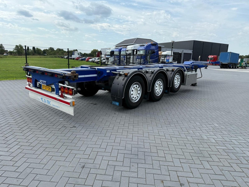 Semi-remorque porte-conteneur/ Caisse mobile D-Tec FLEXITRAILER GESCOPEERD, 20, 40 FT, MULTI UITSCHUIFBAAR, 1 LIFTAS.: photos 17