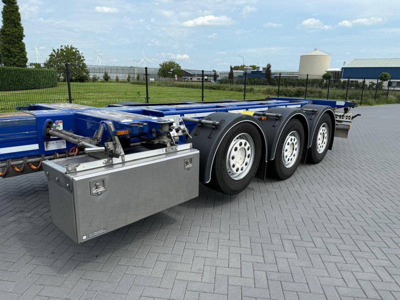 Semi-remorque porte-conteneur/ Caisse mobile D-Tec FLEXITRAILER GESCOPEERD, 20, 40 FT, MULTI UITSCHUIFBAAR, 1 LIFTAS.: photos 7