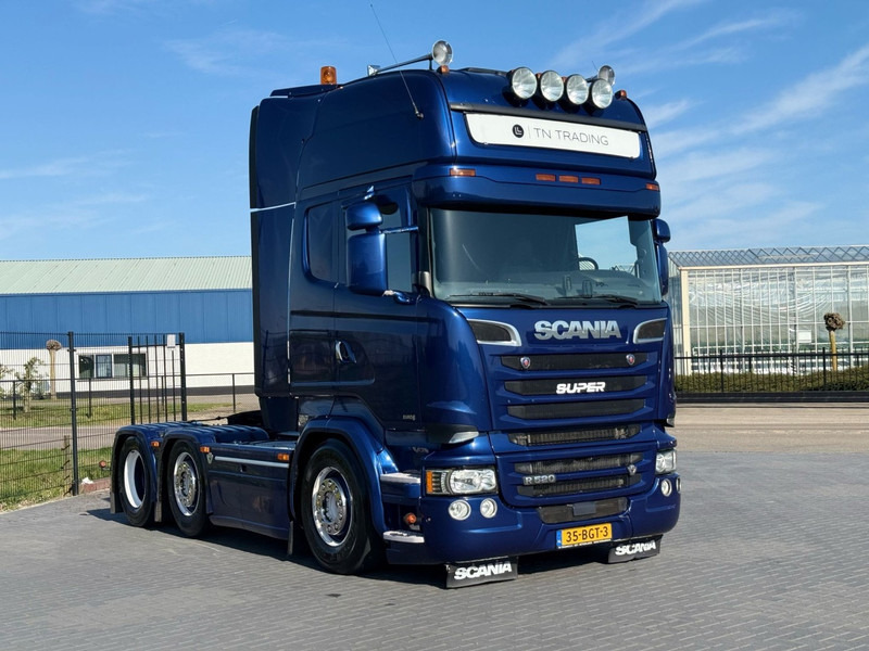 Scania R520 6X2/4, VOLLUCHT, RETARDER, 2 TANKS, TOPLINE. - Tracteur routier: photos 1 Scania R520 6X2/4, VOLLUCHT, RETARDER, 2 TANKS, TOPLINE. - Tracteur routier: photos 1