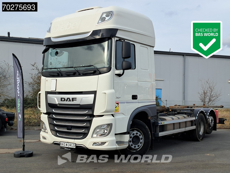 DAF XF 450 6X2 FAN SSC Retarder Lift-Lenkachse ACC Euro 6 - Camion porte-conteneur/ Caisse mobile: photos 1 DAF XF 450 6X2 FAN SSC Retarder Lift-Lenkachse ACC Euro 6 - Camion porte-conteneur/ Caisse mobile: photos 1