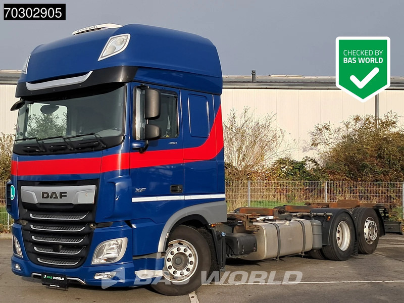 DAF XF 480 6X2 BDF Retarder SSC Lift+Steering Axle Automatic Euro 6 - Camion porte-conteneur/ Caisse mobile: photos 1 DAF XF 480 6X2 BDF Retarder SSC Lift+Steering Axle Automatic Euro 6 - Camion porte-conteneur/ Caisse mobile: photos 1
