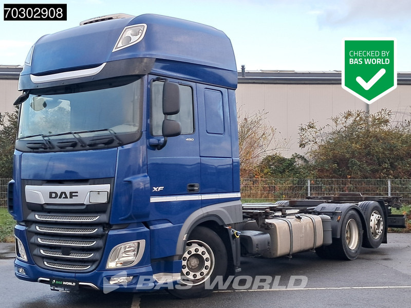 DAF XF 480 6X2 BDF Retarder SSC Lift+Steering Axle Automatic Euro 6 - Camion porte-conteneur/ Caisse mobile: photos 1 DAF XF 480 6X2 BDF Retarder SSC Lift+Steering Axle Automatic Euro 6 - Camion porte-conteneur/ Caisse mobile: photos 1