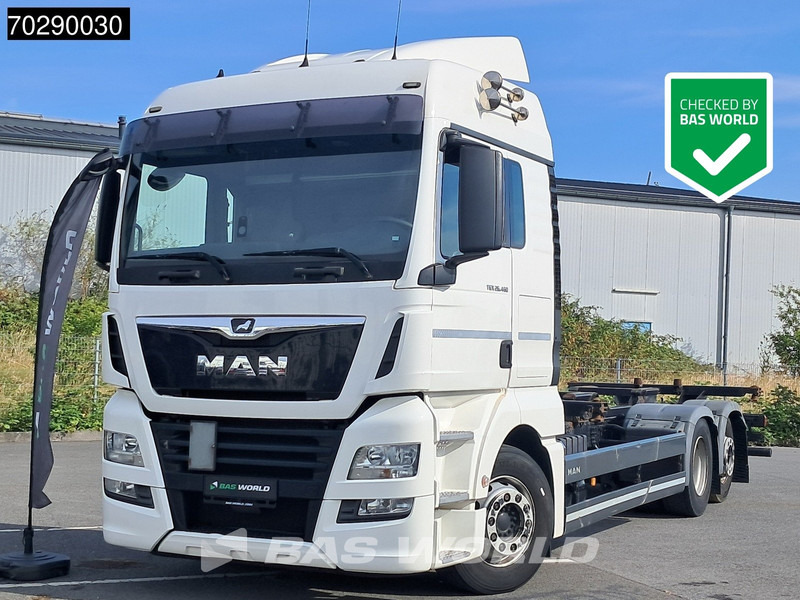 MAN TGX 26.460 6X2 BDF Liftaxle Automatic Retarder ACC Euro 6 - Camion porte-conteneur/ Caisse mobile: photos 1 MAN TGX 26.460 6X2 BDF Liftaxle Automatic Retarder ACC Euro 6 - Camion porte-conteneur/ Caisse mobile: photos 1
