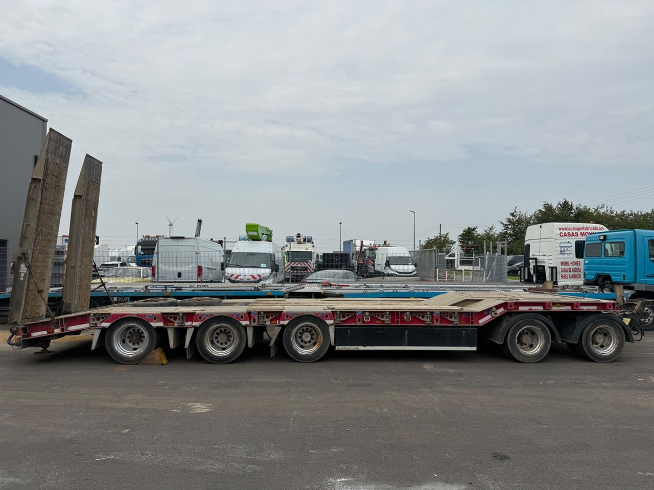 Humbaur 5-Achs Tieflader / Lift- und Lenkachse/ 50 to - Remorque porte-engin surbaissée: photos 2 Humbaur 5-Achs Tieflader / Lift- und Lenkachse/ 50 to - Remorque porte-engin surbaissée: photos 2