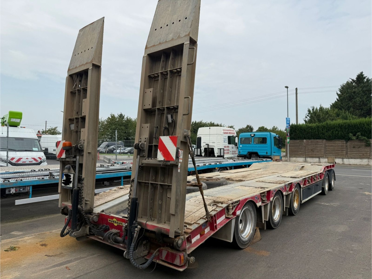 Humbaur 5-Achs Tieflader / Lift- und Lenkachse/ 50 to - Remorque porte-engin surbaissée: photos 3 Humbaur 5-Achs Tieflader / Lift- und Lenkachse/ 50 to - Remorque porte-engin surbaissée: photos 3