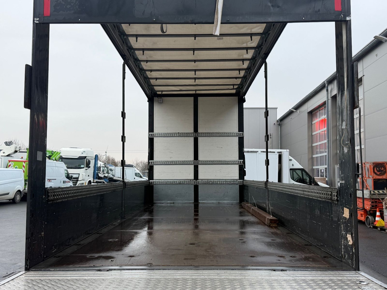 Camion à rideaux coulissants Mercedes-Benz Atego 1530 Pritsche/Plane, Palfinger Lbw, Edscha: photos 19